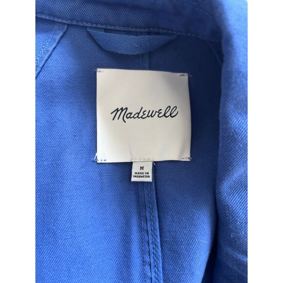 Madewell Crossover Blazer Jacket Doublebreasted Medium - Picture 5 of 8